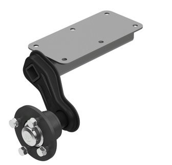 750kg Suspension Unit, left hand with 4/100 hub fitted