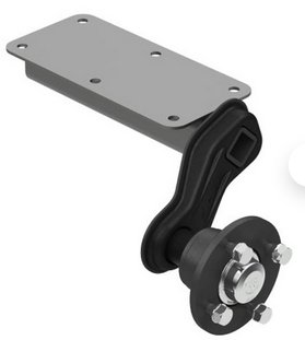 750kg Suspension Unit, right hand with 4/100 hub fitted