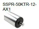 SSPR-50KTR-12-AX1 M/Duty Stainless roller 50dia OB=1396mm OA=1432mm