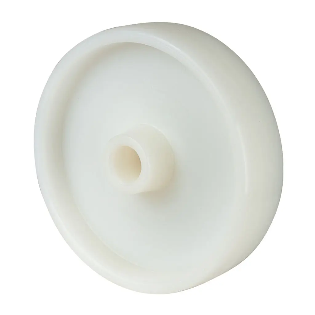 A90.152 Wheel series 150mm nylon 20mm bore hub length 50mm plain bearing 350kg
