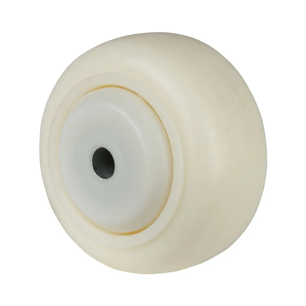 B15.109 Wheel series 100mm polypropylene 12.5mm bore hub length 59mm single ball bearing 300kg