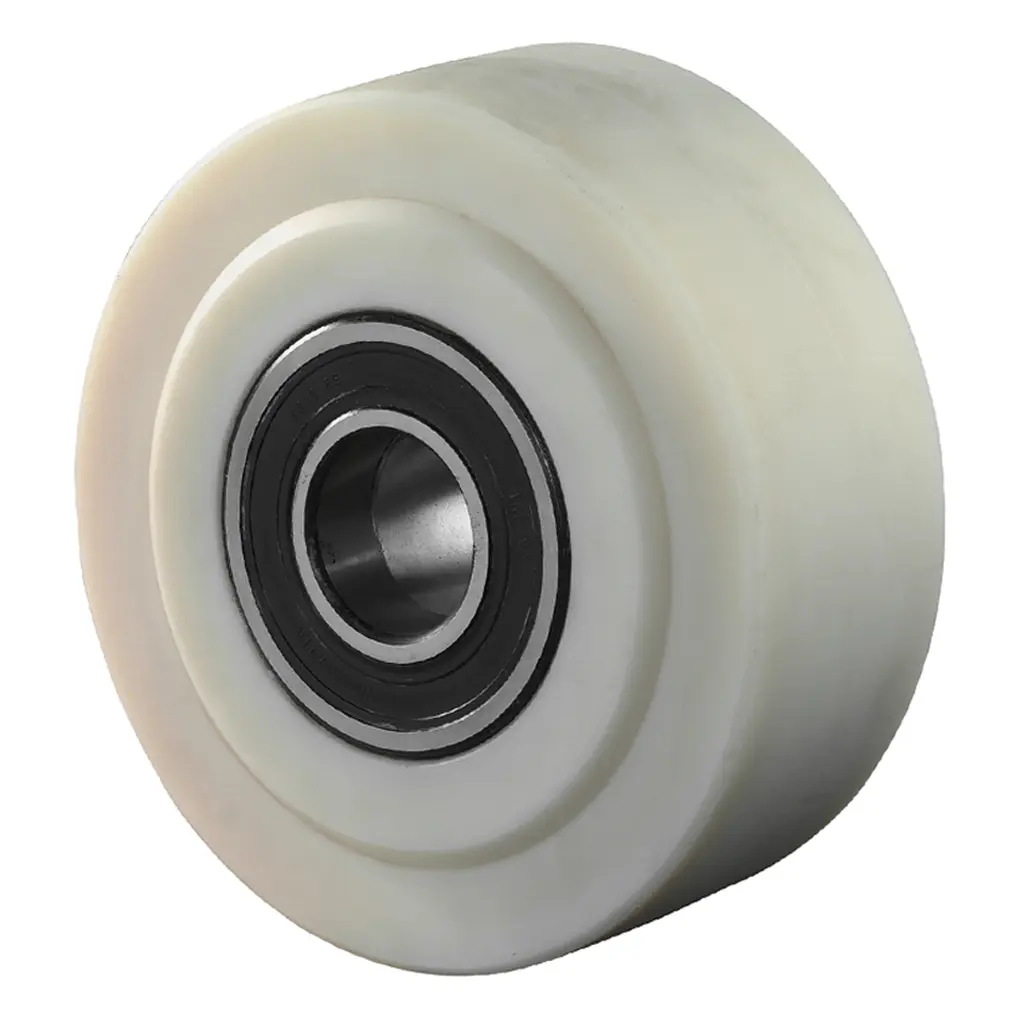 B16.402 Wheel series 400mm cast nylon 70mm bore hub length 108mm ball bearing 11000kg
