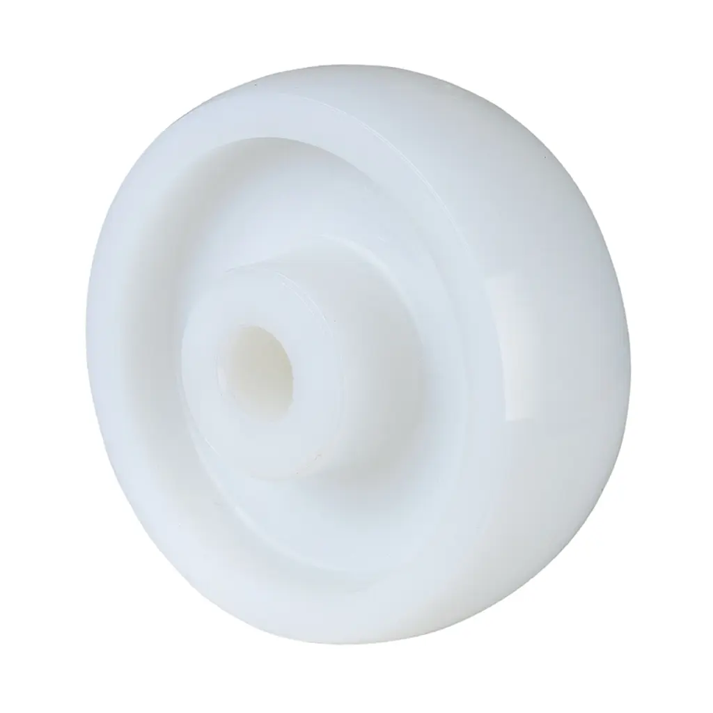 A90.133 Wheel series 125mm nylon 15mm bore hub length 50mm plain bearing 250kg