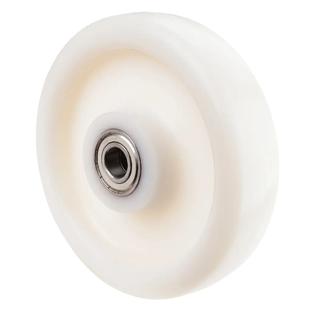 B15.207 Wheel series 200mm nylon 20mm bore hub length 60mm ball bearing 1000kg