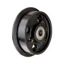 C65.151 Wheel series 150mm flanged cast iron 20mm bore hub length 52mm ball bearing 1000kg