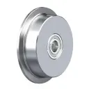 SPKVS 200K Wheel series 200mm flanged solid steel 35mm bore hub length 60mm ball bearings 2500kg