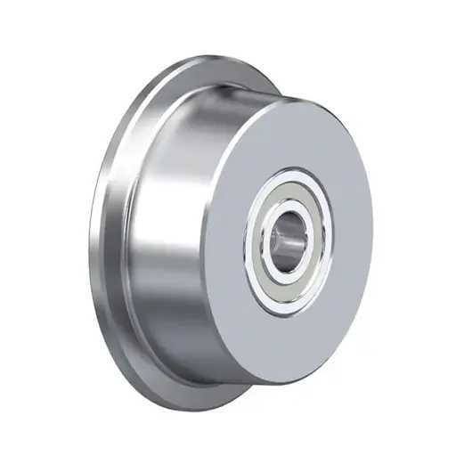 SPKVS 125K Wheel series 125mm flanged solid steel 25mm bore hub length 50mm ball bearings 1500kg