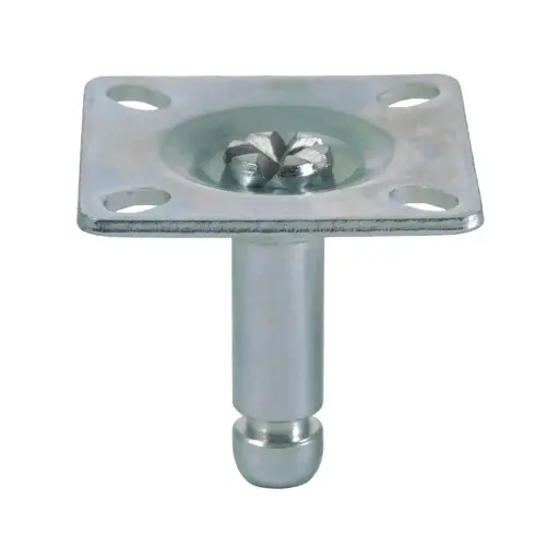 42x42mm Top plate fitting for twin wheel castor