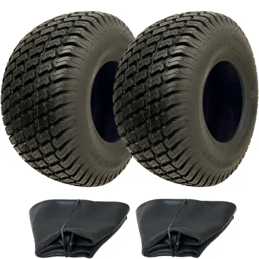 Set of 2 - 18x8.50-8 4pr Wanda P332 grass tyre TL & 18x8.50/9.50-8 TR13 Tube
