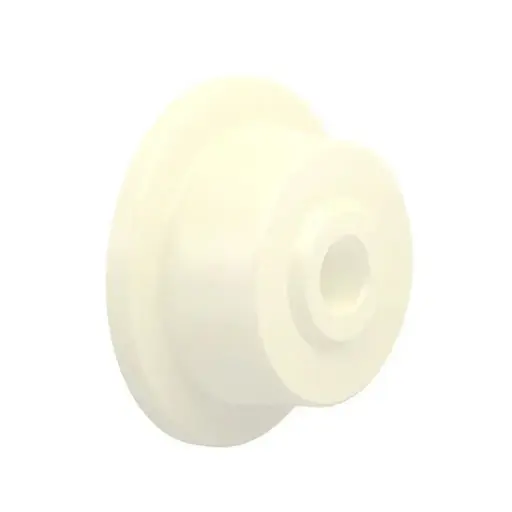 SPKGSPO 75G Wheel series 75mm flanged cast nylon 20mm bore hub length 47mm plain bearing 380kg