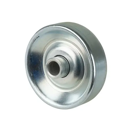 A65.049 Wheel series 48mm sheet steel 8.2mm bore hub length 24mm ball bearing 7.3kg