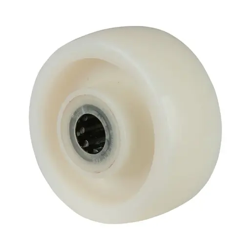 B10.102 Wheel series 100mm nylon 20mm bore hub length 58mm roller bearing 500kg