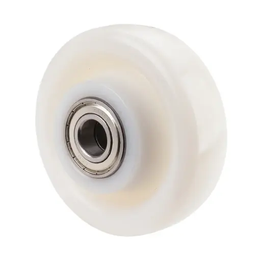 B15.132 Wheel series 125mm nylon 20mm bore hub length 60mm ball bearing 700kg