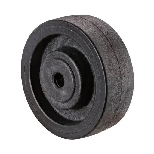 B22.101 Wheel series 100mm heat resistant fibre glass reinforced polyamide (-30°C - +280°C) 12mm bore hub length 40mm plain bearing 250kg