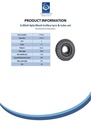 4.00x4 4ply (12") Block tyre & tube set TR87 Spec Sheet