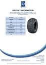 27x11.00-14 6pr Wanda P350 ATV tyre Spec Sheet