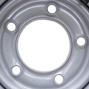 6x12" Wheel rim 5/165.1/114.5 ET0 silver 900kg - Stud Spacing