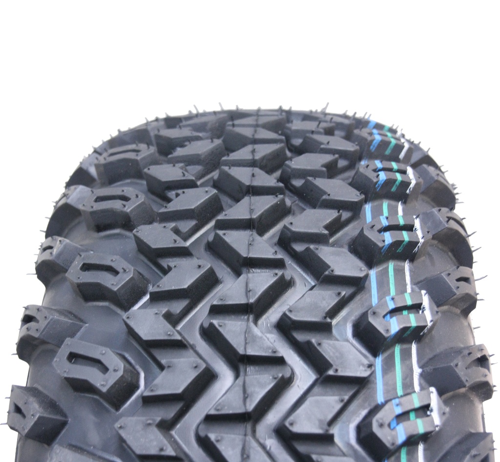 22x11.00-10 4ply Wanda P334 Utility tyre on 4x4" black rim Tyre pattern