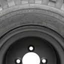 22x11.00-10 4ply Wanda P334 Utility tyre on 4x4" black rim Size