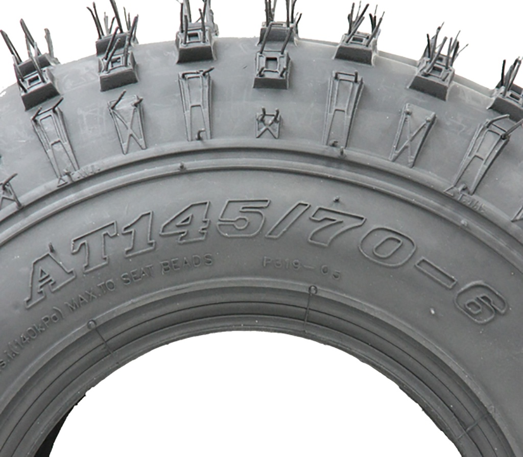 145x70-6 2pr Wanda P319 Knobby tyre on 25mm BB rim Size