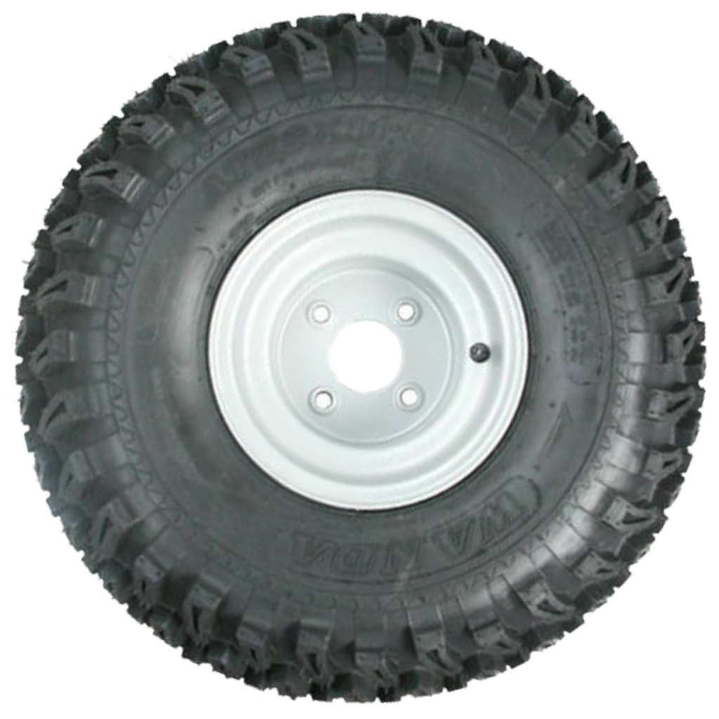 22x11.00-8 4ply P334 UTILITY on GOLF RIM 4-STUD Side View