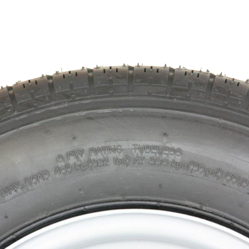 145R10 WR068 Trailer tyre on 4/115 silver rim Stats