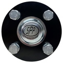 Hub & Stub axle 4/100 M12stud 40x40 High speed (waterproof) Front view