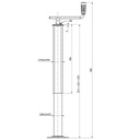 Simol Top Winder Screw Jack 70x70mm 1000kg