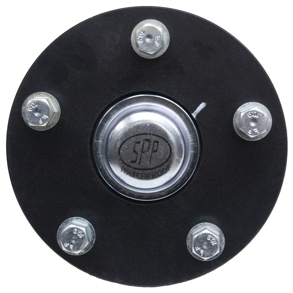 Hub & Stub axle 5/140 M14stud 50x50mm Front View