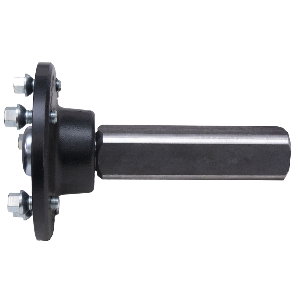 Hub & Stub axle 5/140 M14stud 50x50mm Side View
