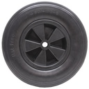 4.80/4.00x8 Puncture proof wheel plastic rim 25x75mm roller bearing 200kg Side View