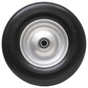 4.80/4.00x8 Puncture proof wheel steel rim 25x80mm ball bearing 200kg, side view
