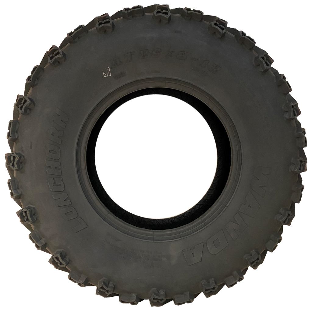 26x8.00-12 (205/85-12) 6pr Wanda Longhorn P3128 ATV tyre Side view