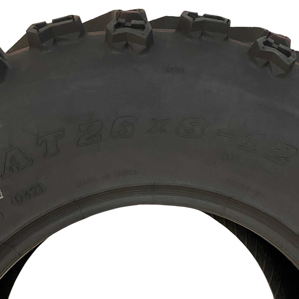 26x8.00-12 (205/85-12) 6pr Wanda Longhorn P3128 ATV tyre Size