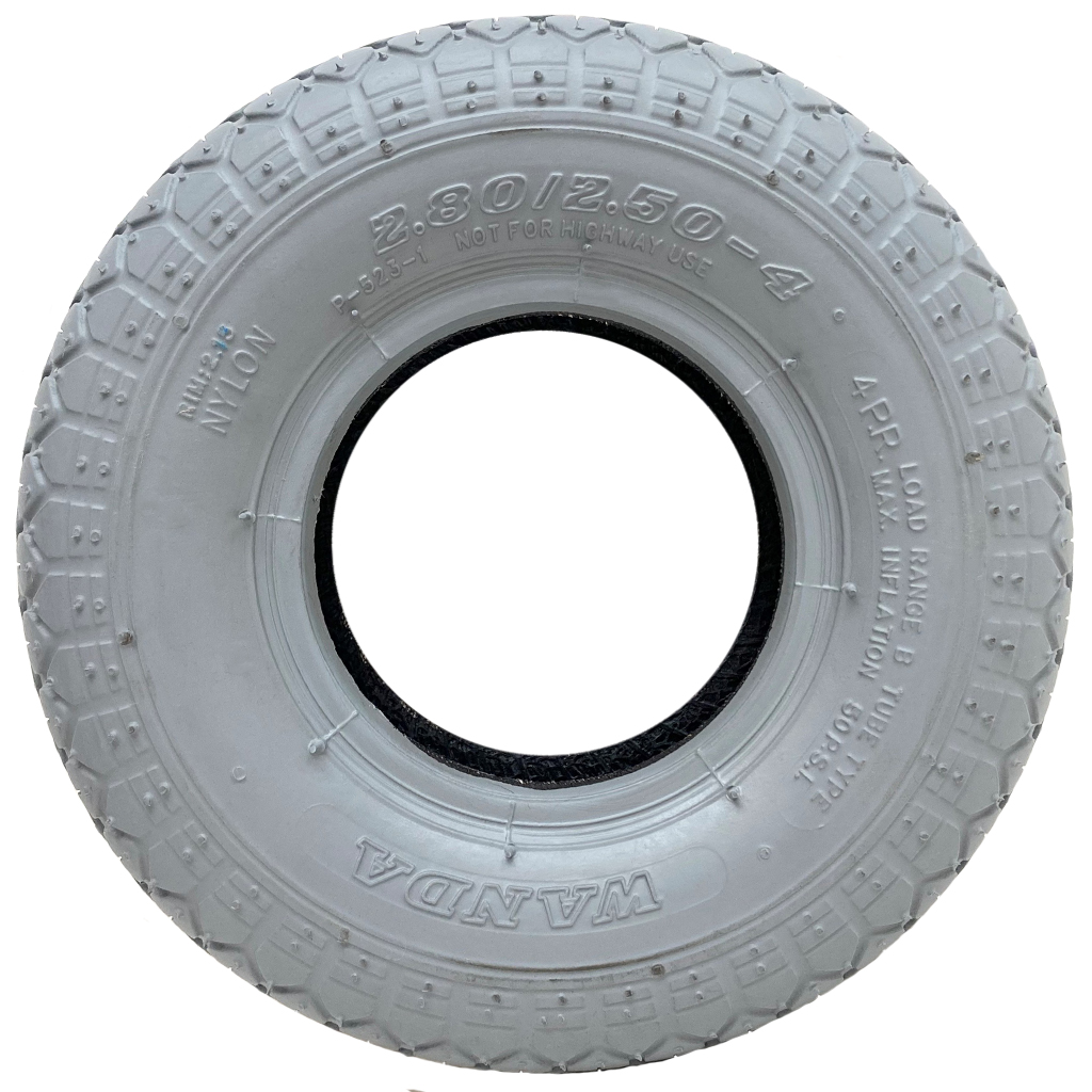 2.80/2.50-4 4pr Wanda P523 grey non-marking tyre Side View