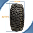 15x6.00-6 4pr Wanda P332 Grass Tyre & Tube Set Pattern with dimensions
