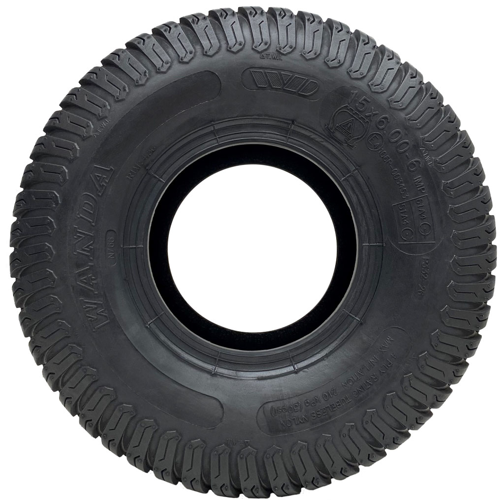 15x6.00-6 4pr Wanda P332 Grass Tyre & Tube Size View