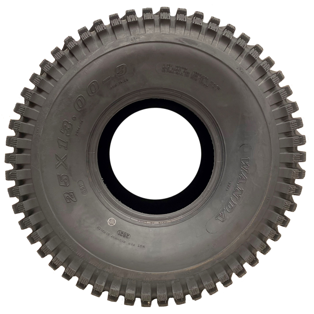 25x13.00-9 4pr Wanda P308 ATV tyre Side View