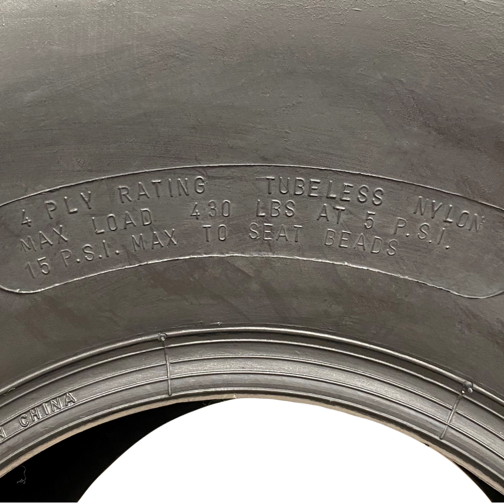 25x12.00-9 4ply Wanda P318 knobby tyre Stats