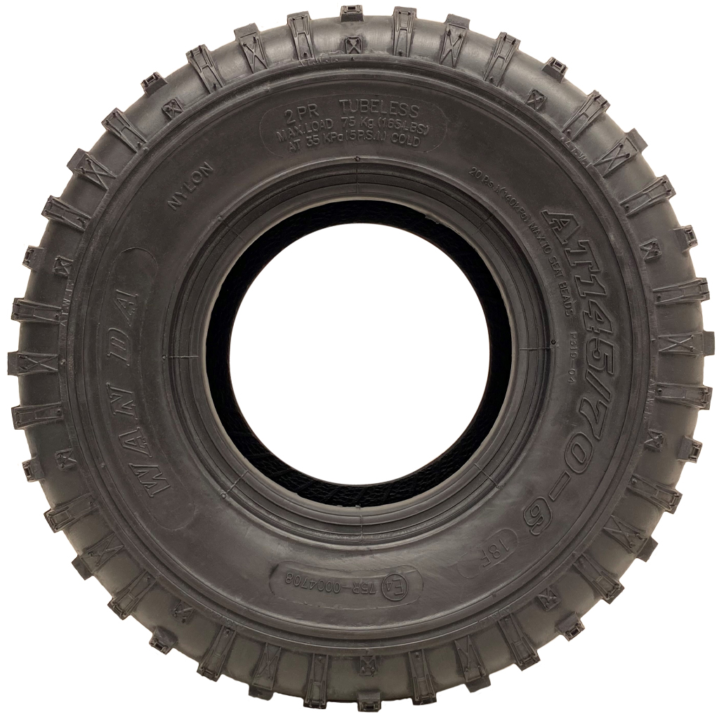 145/70-6 2pr Wanda P319 Knobby tyre Side View