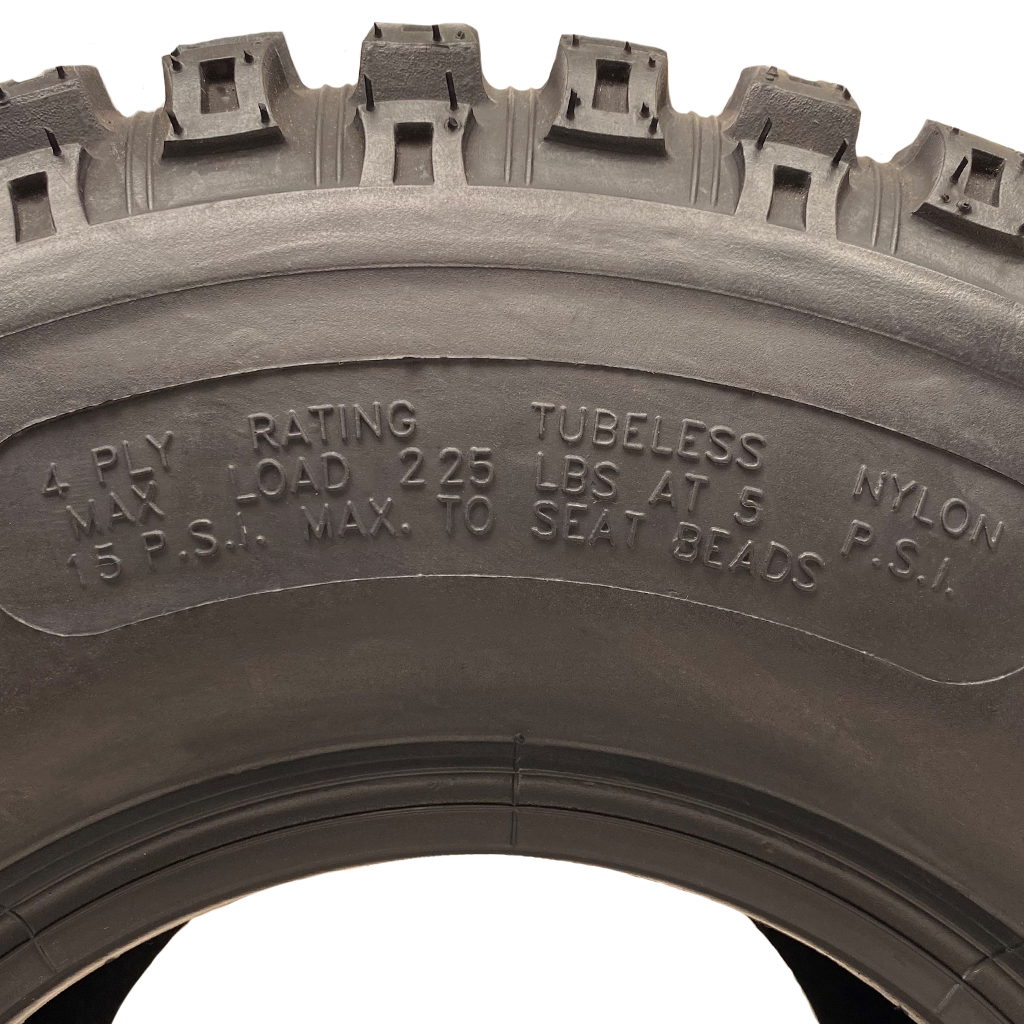 18x9.50-8 4pr Wanda P322 Knobby tyre Stats