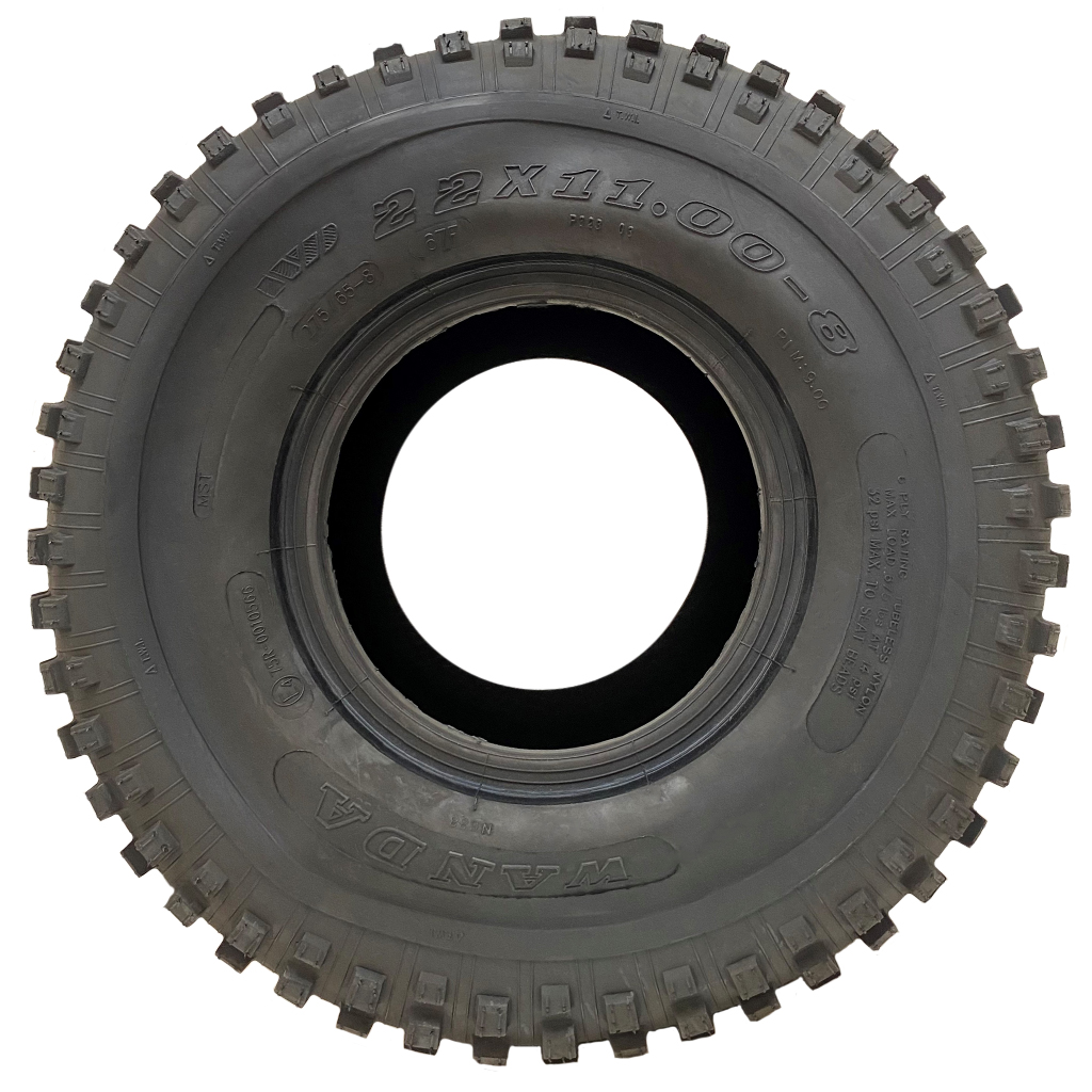 22x11.00-8 6pr Wanda P323 Knobby tyre side view