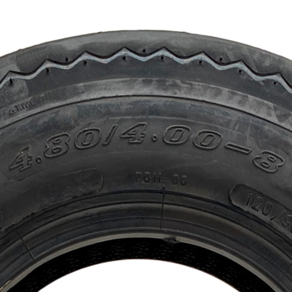 4.80/4.00-8 (120/85-8) 6ply trailer wheel & tyre assembly 4/101.6/67 (4" PCD) Size