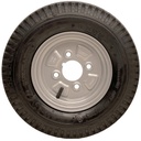 400x8 6ply Kenda K371 Trailer Wheel 4/4" Side View