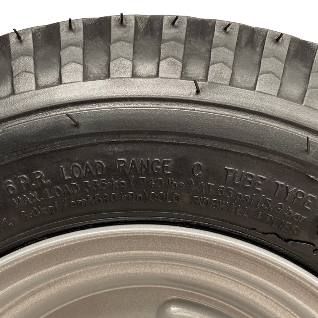 400x8 6ply Kenda K371 Trailer Wheel 4/4" Stats
