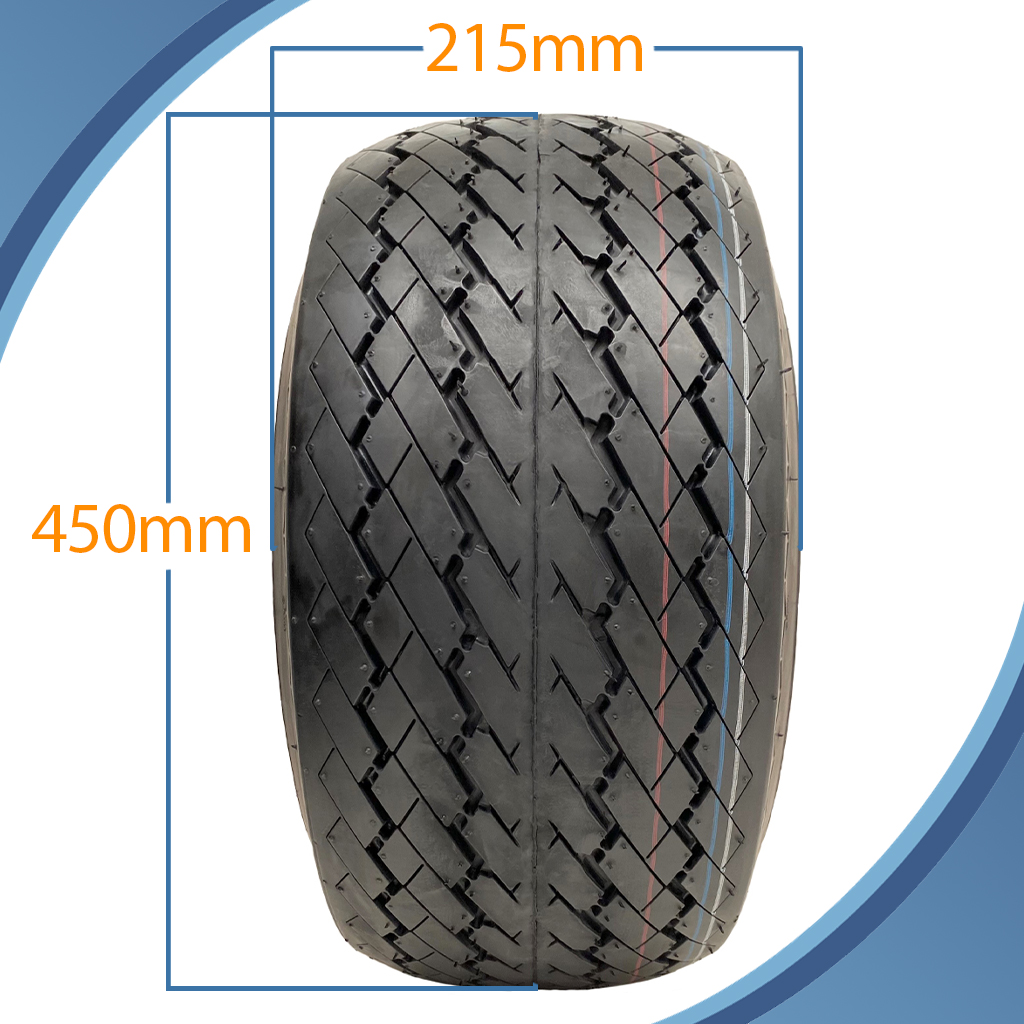 18x8.50-8 4pr Wanda P509 golf cart tyre Pattern with Dimensions