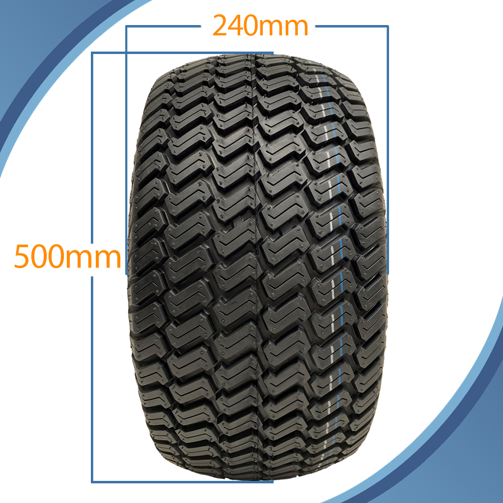 20x10.00-8 4ply P332 Tyre Pattern with Dimensions