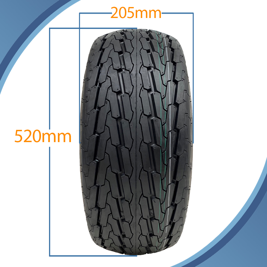 20.5x8.00-10 (205/65-10) 4pr Wanda P815 High speed trailer tyre Pattern with Dimensions