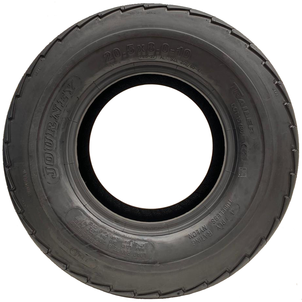 20.5x8.00-10 (205/65-10) 4pr Wanda P815 Side View