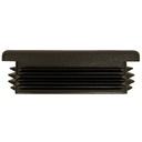 Plastic square insert 60x60mm (2.0/4.0mm) eroded head side view
